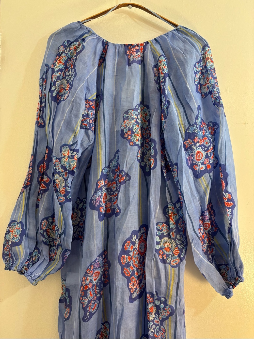 Zara ZW Collection Printed Ramie Tunic Dress, Size XS - Picture 10 of 16